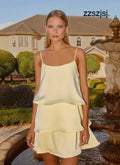 Becka Mini Dress - Yellow - Mini Dresses