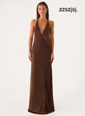 Ellopez Maxi Dress - Chocolate - Maxi Dresses