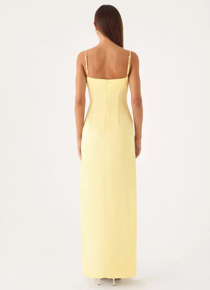Joan Maxi Dress - Yellow - Maxi Dresses