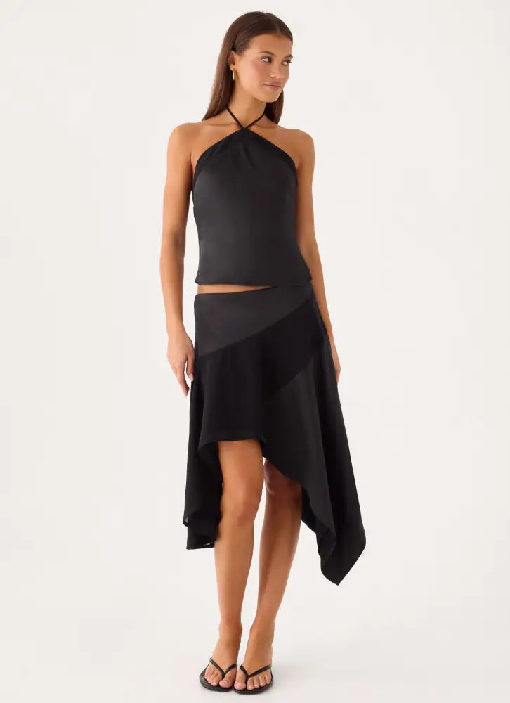 Klose Midi Skirt - Black - Midi Skirts
