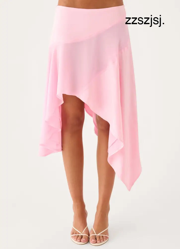 Klose Midi Skirt - Pink - Midi Skirts