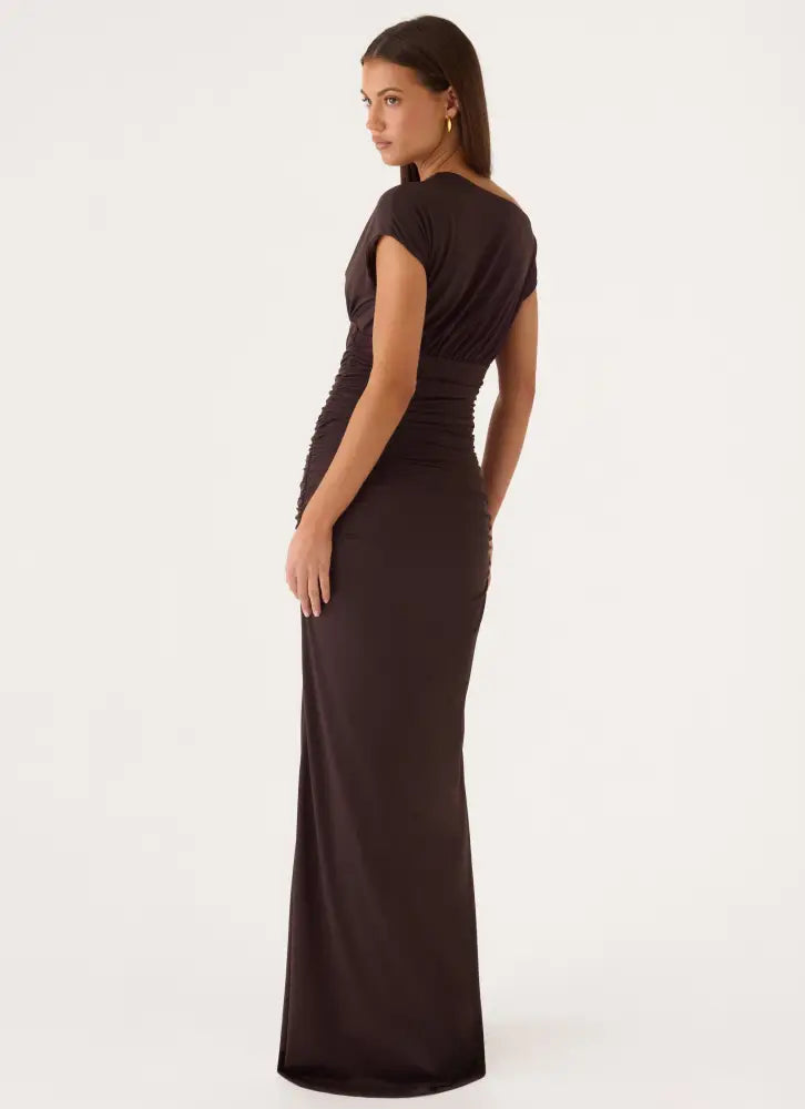 Liana Maxi Dress - Chocolate - Maxi Dresses
