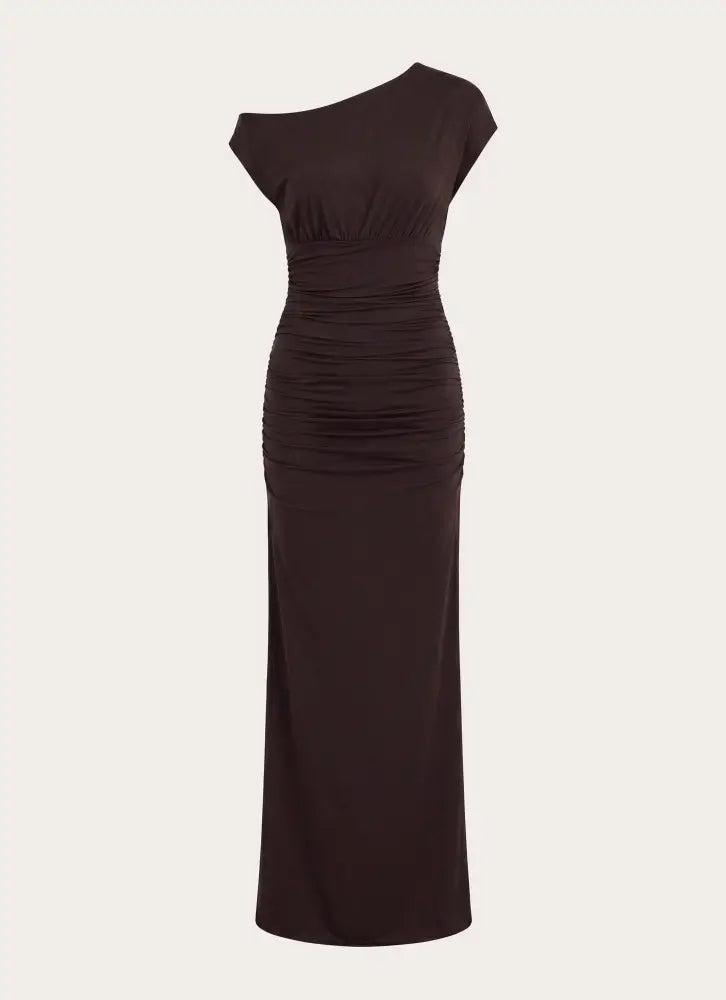 Liana Maxi Dress - Chocolate - Maxi Dresses