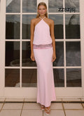 Marcie Halter Maxi Dress - Pink - Maxi Dresses