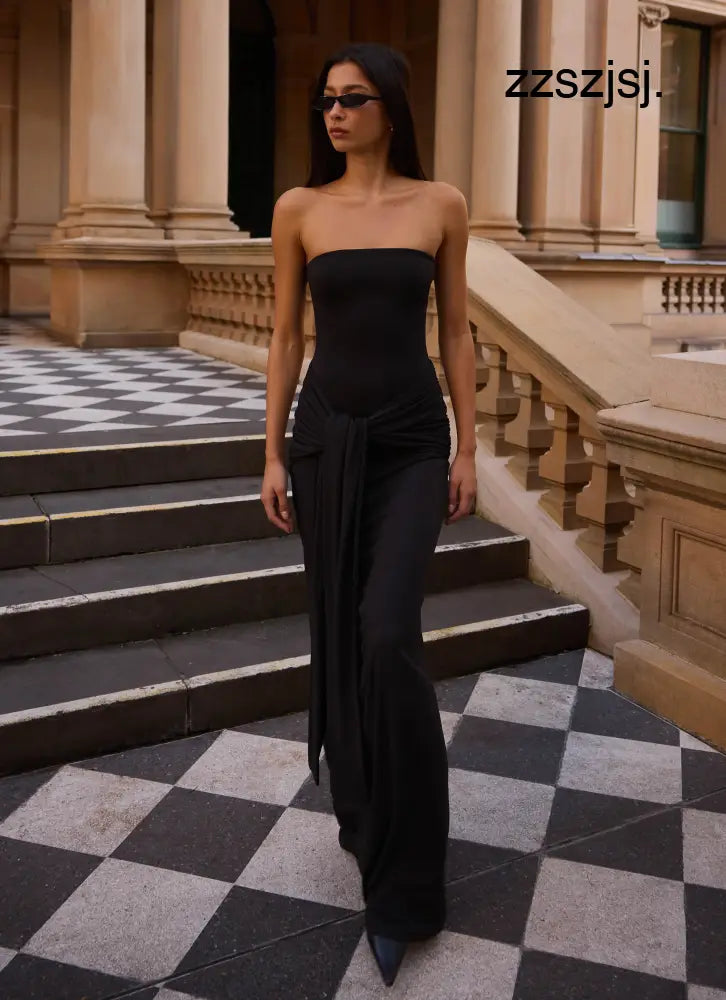 Stole My Heart Maxi Dress - Black - Maxi Dresses