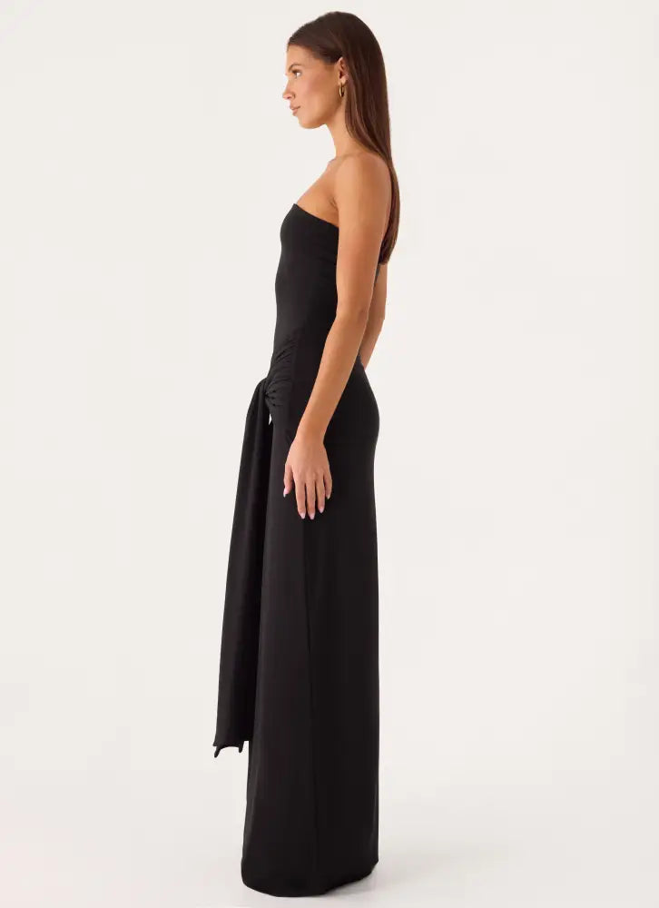 Stole My Heart Maxi Dress - Black - Maxi Dresses