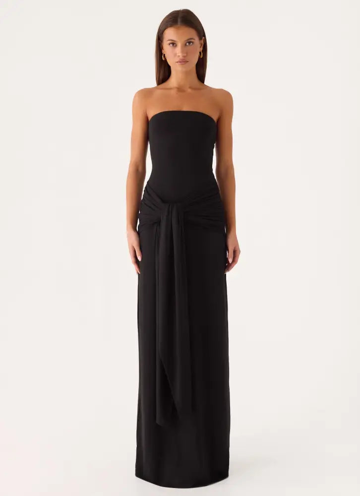 Stole My Heart Maxi Dress - Black - Maxi Dresses