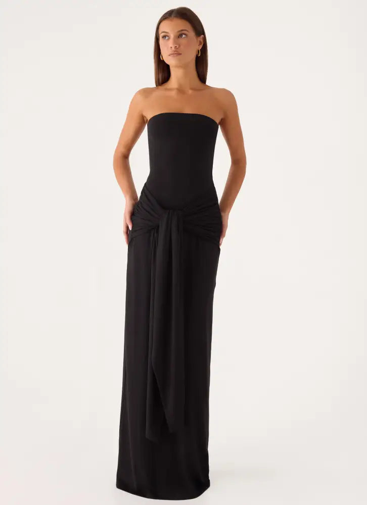 Stole My Heart Maxi Dress - Black - Maxi Dresses
